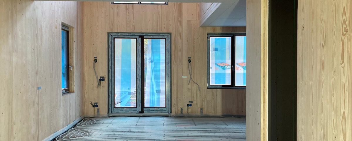 Schapenatjesduin Kijkduin Den Haag CLT hout kunststof PV panelen zelfbouw kavel kavels architect Wi Design fundering gevelstucwerk rijtjeswoning
